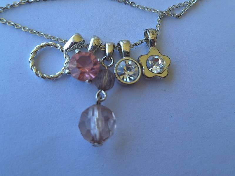 Necklace with small pendants