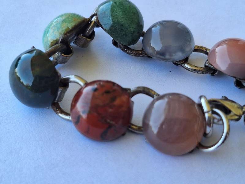 Lovely semi precious stone bracelet