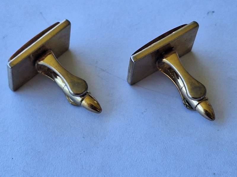 Tigers eye cuff links