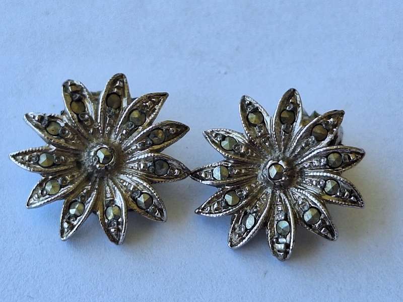 Marcasite earrings