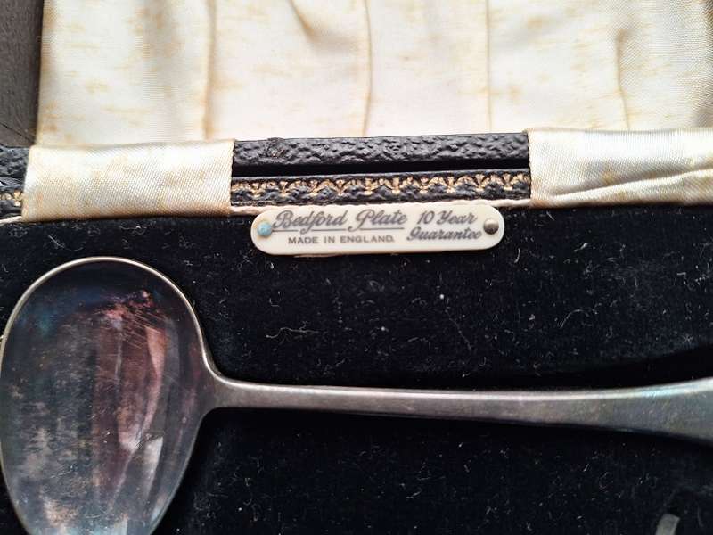 Vintage baby feeding cutlery