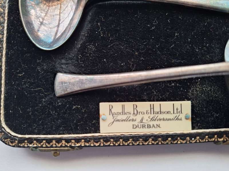 Vintage baby feeding cutlery