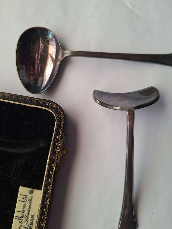 Vintage baby feeding cutlery