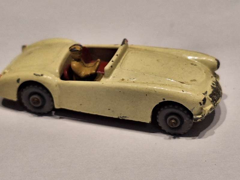 Vintage MG A Sports Car by Lesney