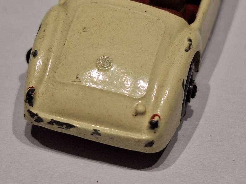 Vintage MG A Sports Car by Lesney