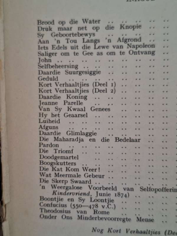Boeiende verhale deur Oom Piet