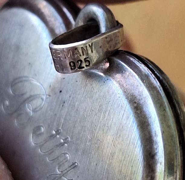 925 Silver photo locket