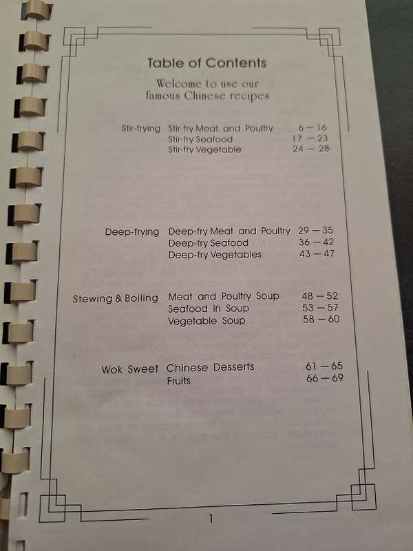 Oriental recipes