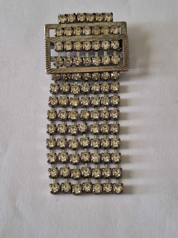 Diamante brooch