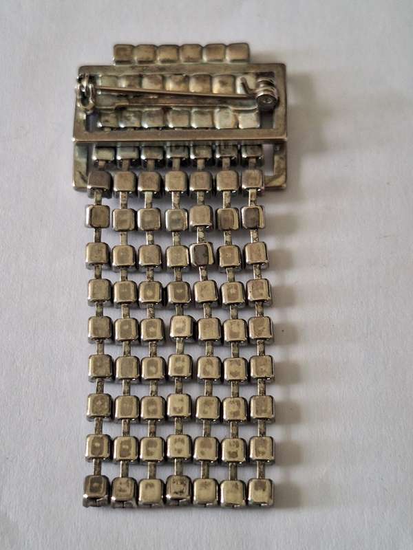 Diamante brooch