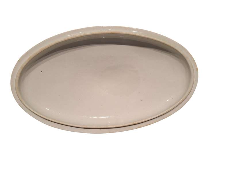 Antique, museum  quality George Jones & Sons serving dish, Fern & Bell pattern
