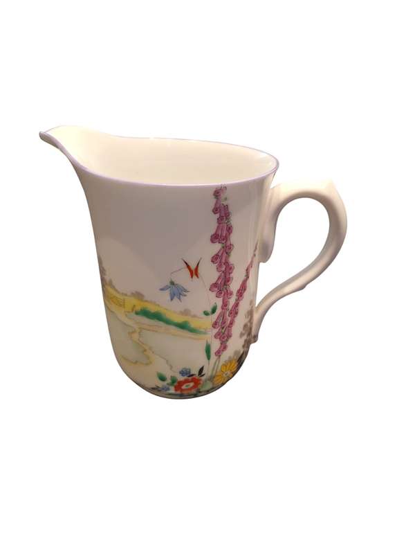 Rare 1920s Shelley Art Deco Foxgloves pattern milk jug