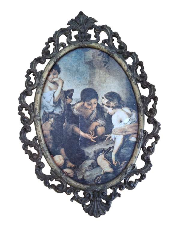 Vintage brass frame from Italy