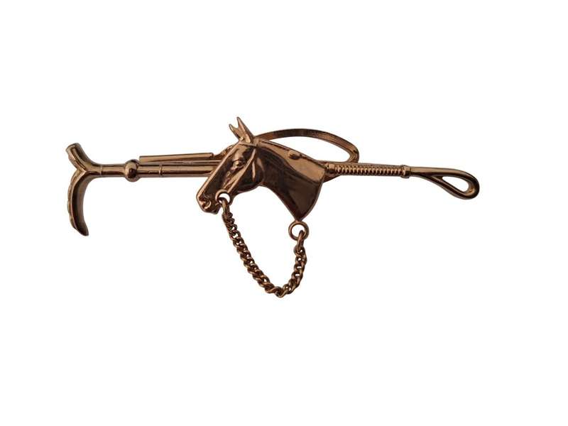Vintage Equestrian tie clip