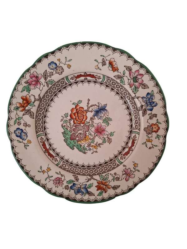 Copeland spode plate, chinese rose