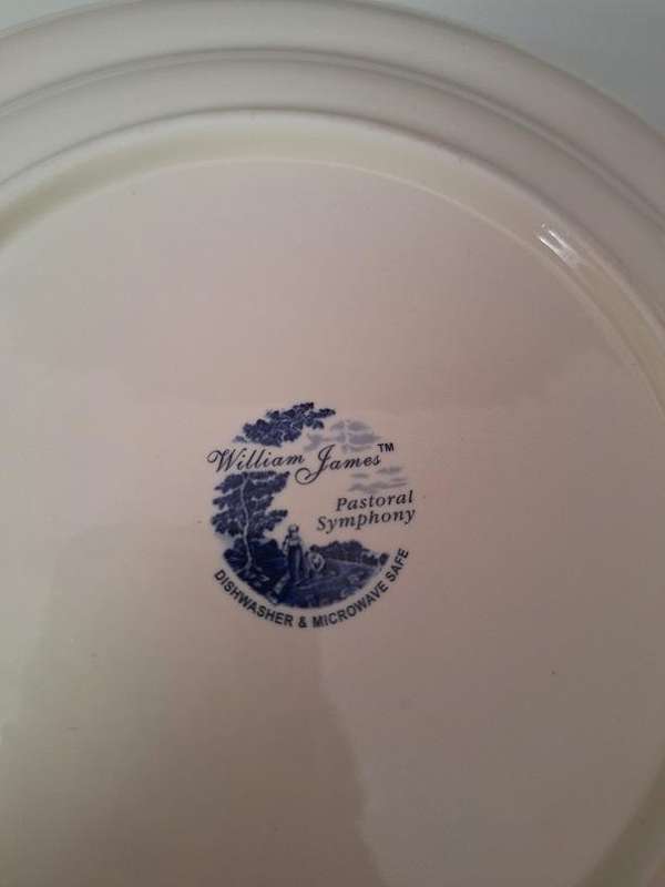 William James Pastoral Symphony plate