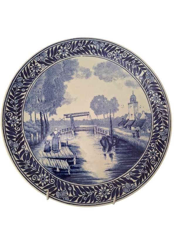 Delft Boch Wall plate circa 1950s