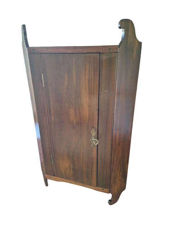 Antique (100+ years) corner bathroom cabinet, for collection or you own logistics