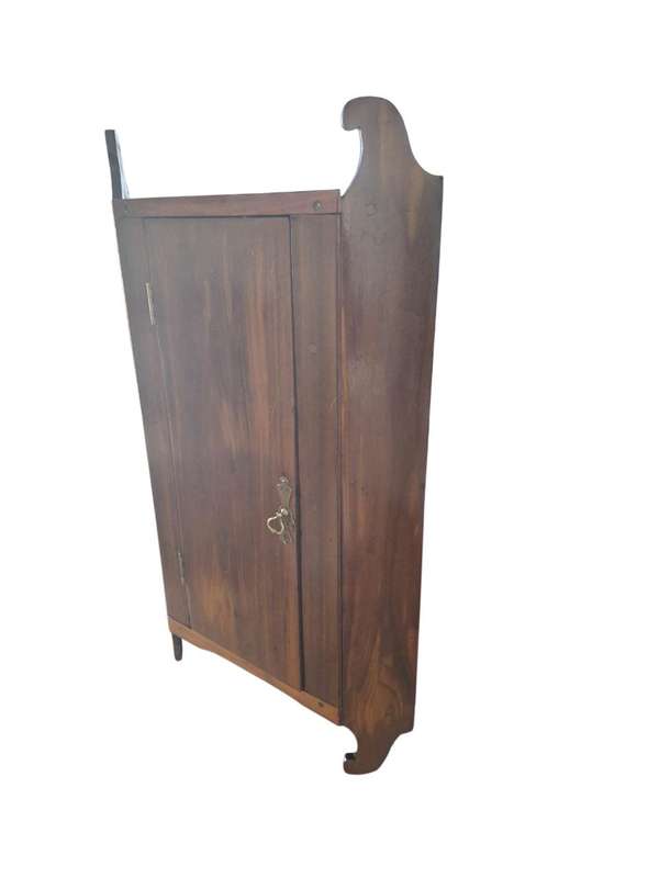 Antique (100+ years) corner bathroom cabinet, for collection or you own logistics