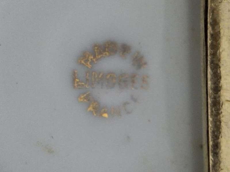 Large Limoges brooch