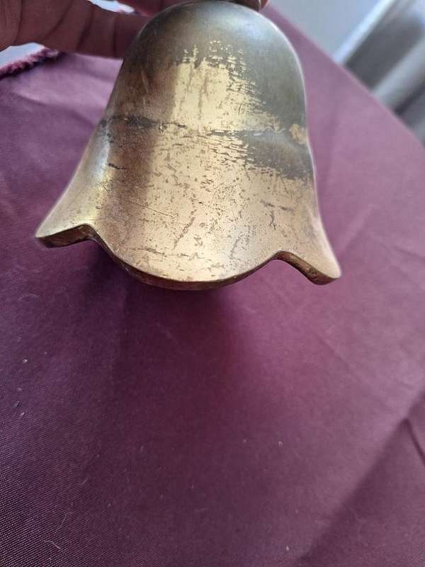 Vintage brass school bell