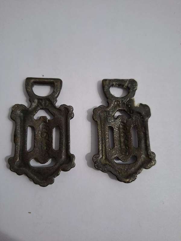 2 x Antique drawer handles