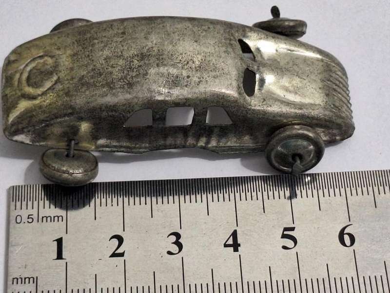 Antique tin car