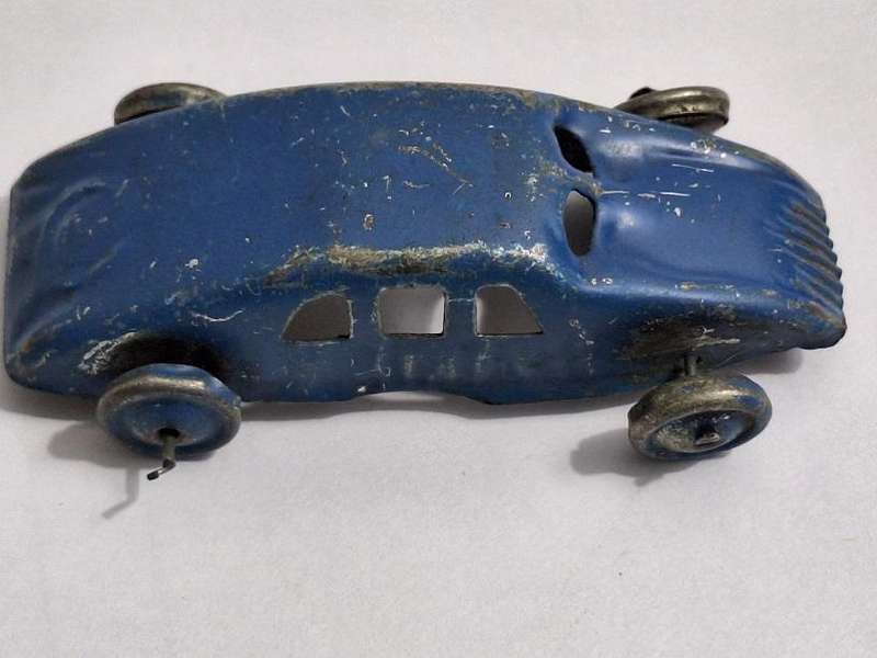 Antique tin car
