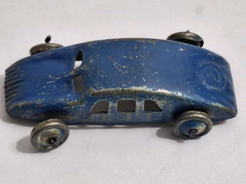 Antique tin car