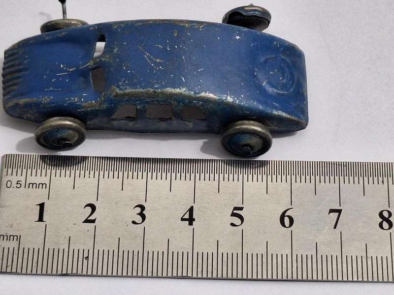 Antique tin car