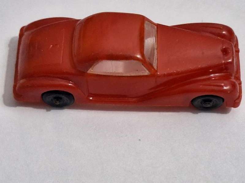 Vintage plastic Mercedes toy car from Germany