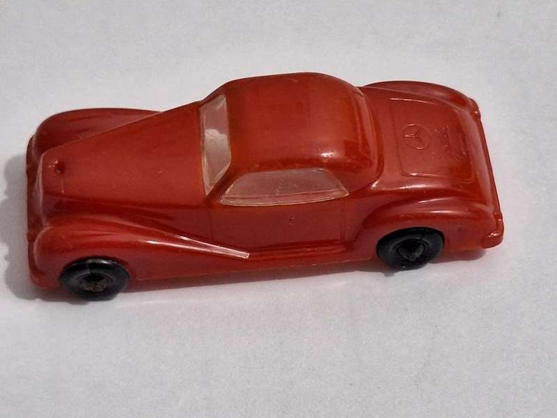 Vintage plastic Mercedes toy car from Germany