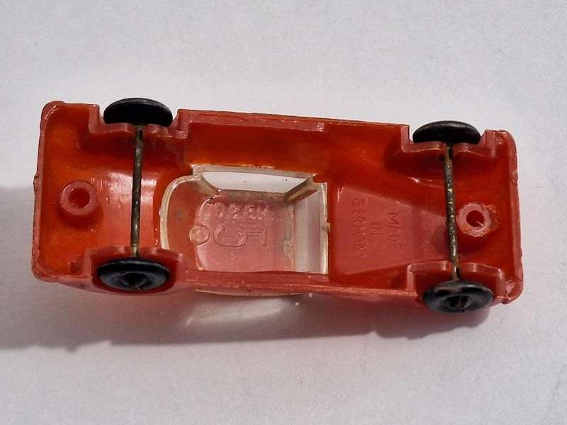 Vintage plastic Mercedes toy car from Germany