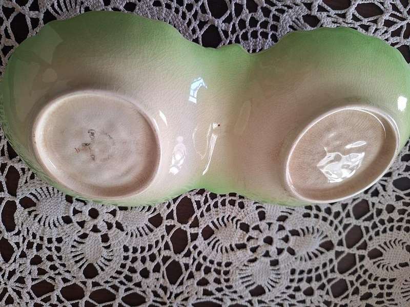 Vintage Crown Devon 2 section serving dish