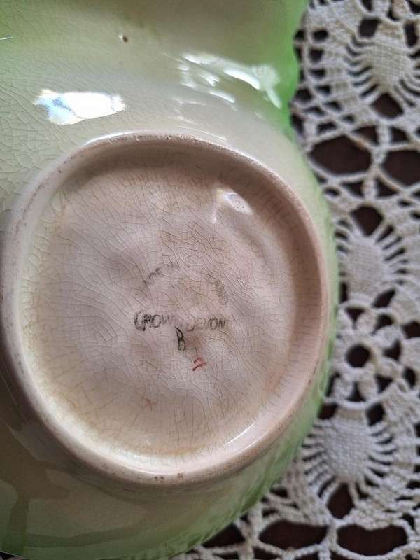 Vintage Crown Devon 2 section serving dish