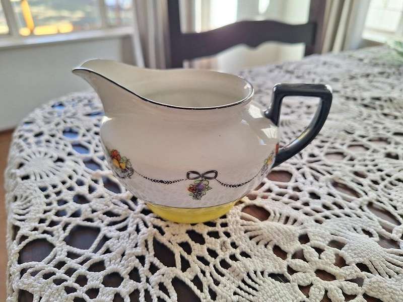 Phoenix China, Czecho Slovakia, art deco milk jug