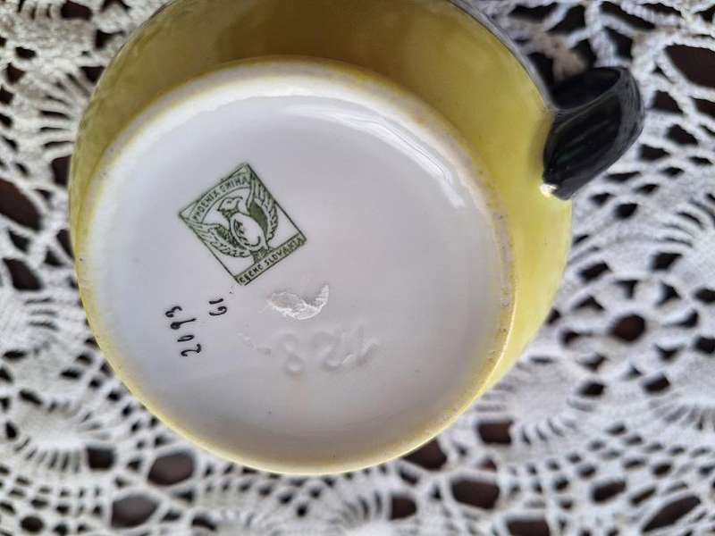 Phoenix China, Czecho Slovakia, art deco milk jug