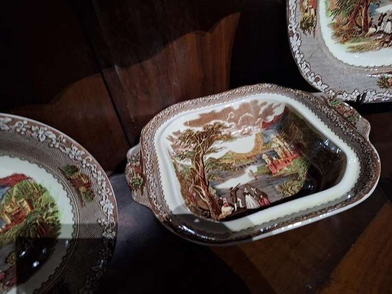 Rare Royal Staffordshire, Jenny Lind 1795, dinner service and tea service