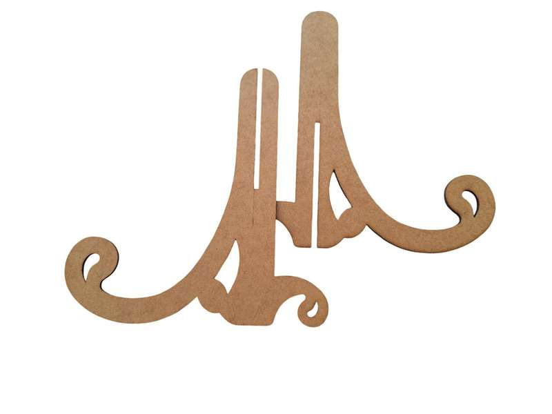 4 x Plate stands - New