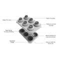Jumbo Ice Ball Tray with Transparent Design