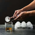 Jumbo Ice Ball Tray with Transparent Design