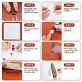 DIY Leather & Vinyl Repair Kit with Microfiber Cloth