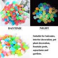 200 Pieces Garden Pebbles Glow Stones - 2 Packs of 100 Pieces