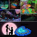 200 Pieces Garden Pebbles Glow Stones - 2 Packs of 100 Pieces