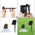 20 LED Solar Powered Water Drop Fairy Light - White