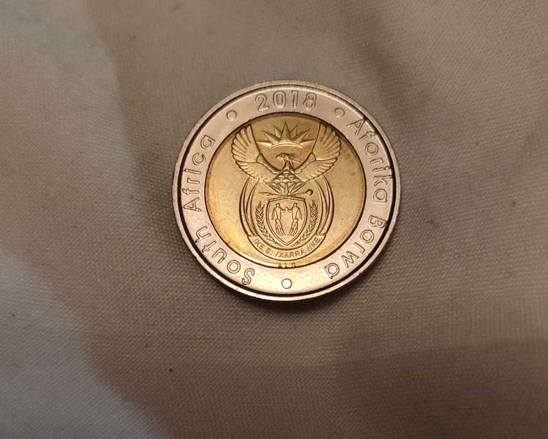 South Africa 5 rand, 100th Anniversary - Birth of Nelson Mandela 2018