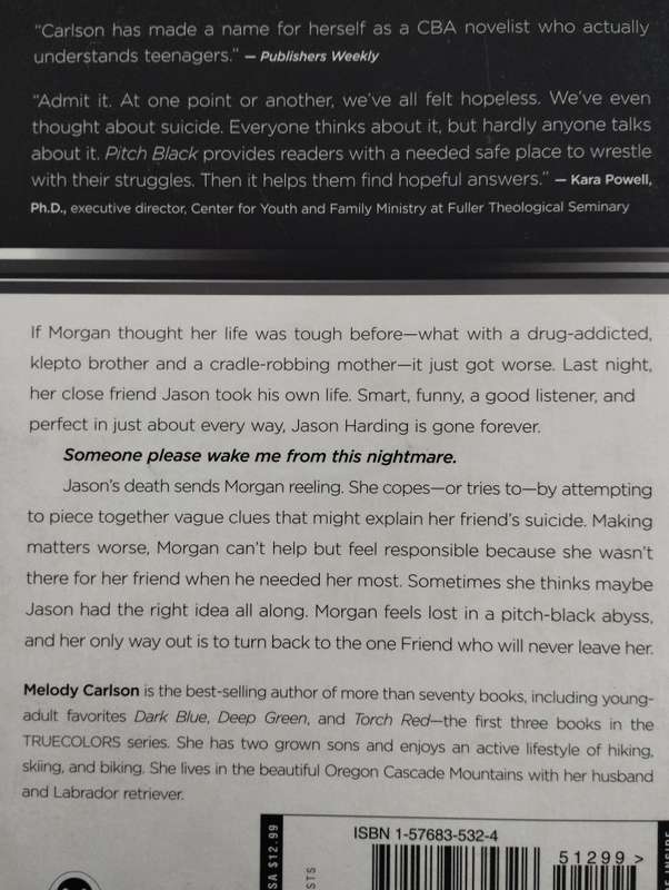 Pitch black: Melody Carlson