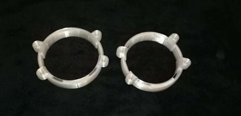 Nissan NP200 base fog light adapter