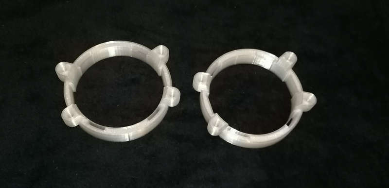 NP200 fog light adapters