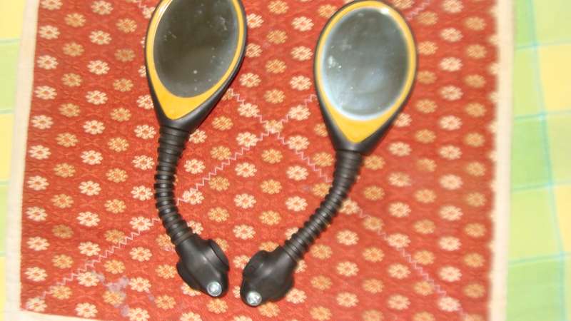Handle bar mounted  pair  side mirrors for bicycle